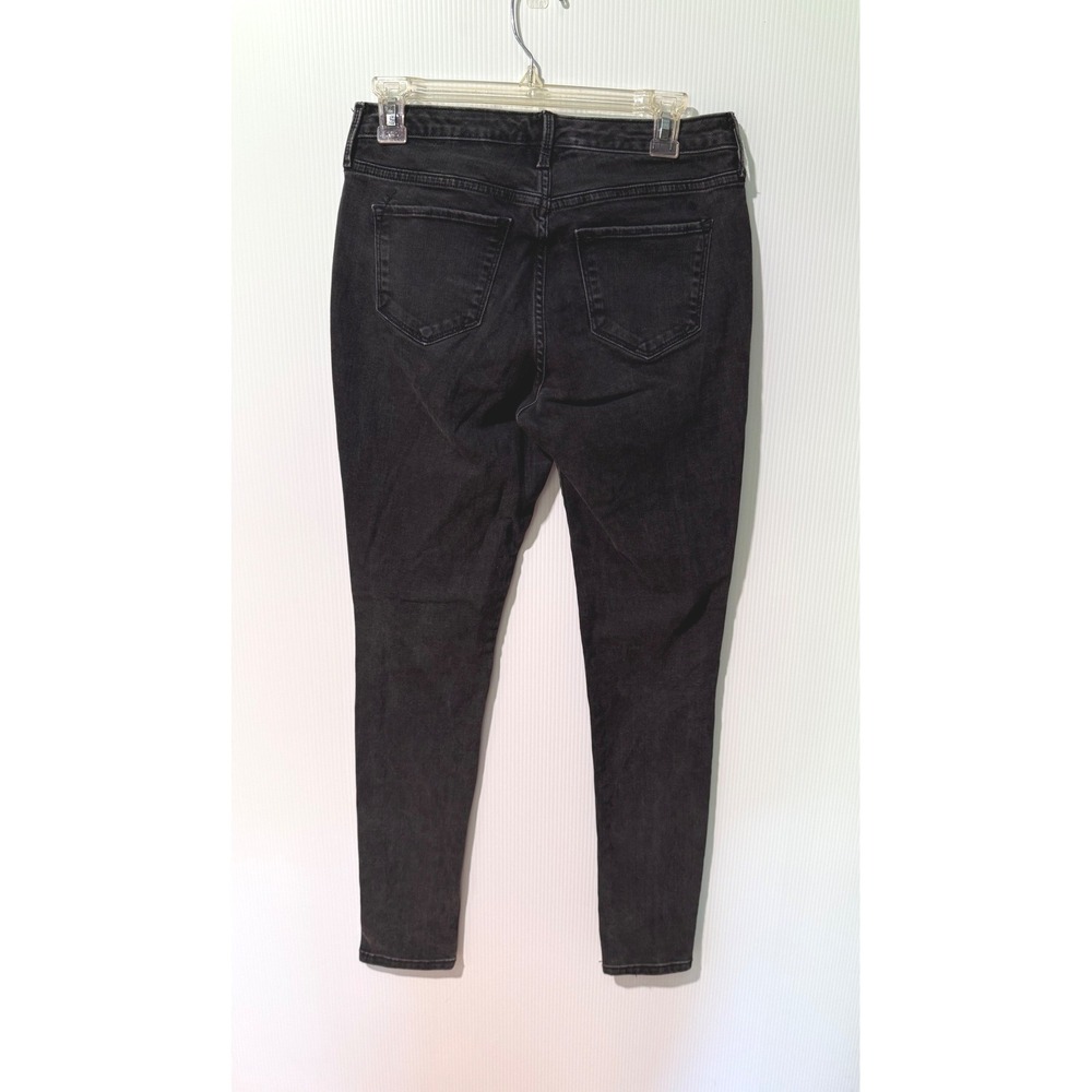 Mossimo Curvy Skinny Jeans 6R Black Power Stretch Y2K Mall Goth Emo 28 Waist - Picture 4 of 8